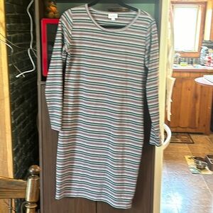 Lu La roe striped dress
